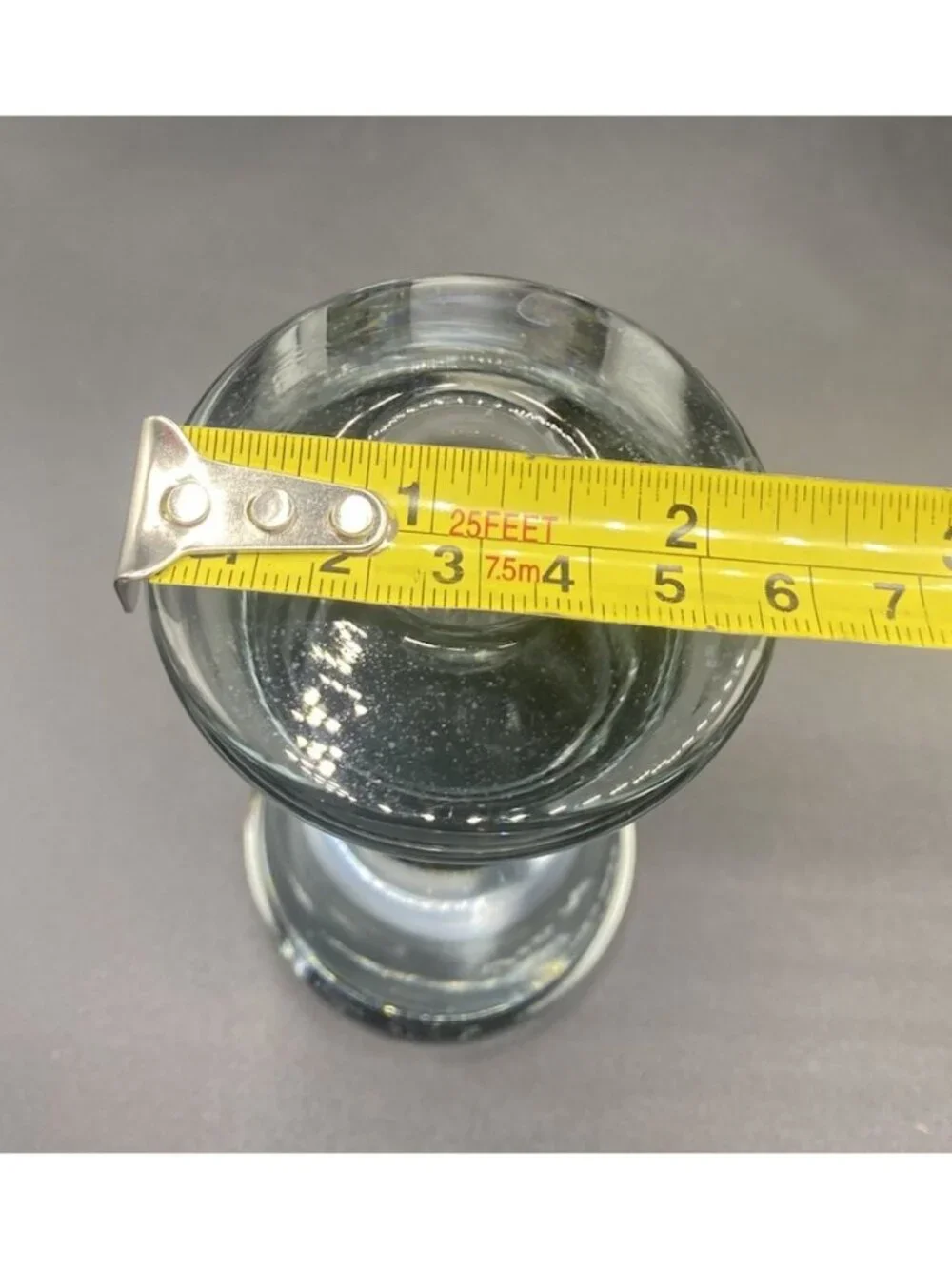 Set of 2 Danish Holmegaard Per Lutken Signed Taper Candle Holders  4.25”